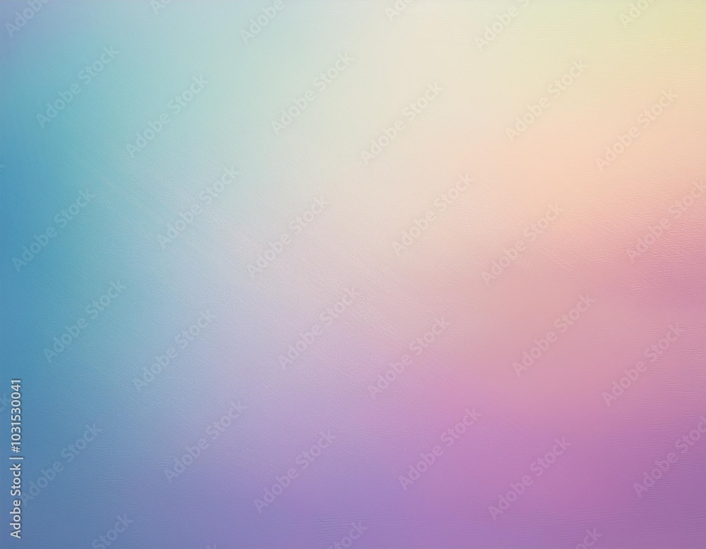 Naklejka premium A soft, gradient background with pastel hues of pink, blue, and yellow