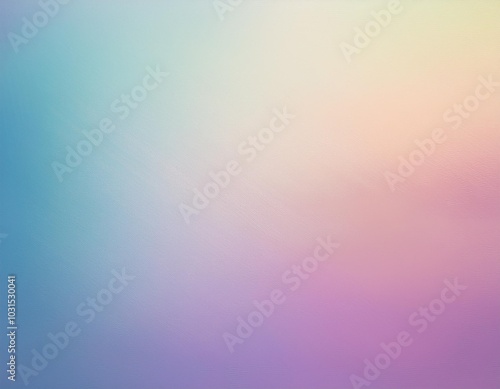 A soft, gradient background with pastel hues of pink, blue, and yellow