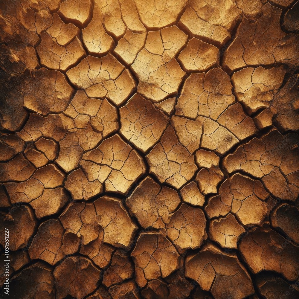 Parched summer ground with deep cracks, forming a textured abstract dry soil background Parched summer ground with deep cracks, forming a textured abstract dry soil background