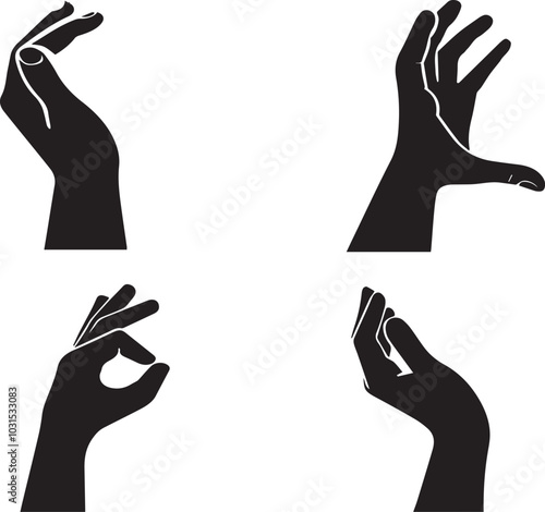 Print  Hand vector icon. free hands holding vector. Vector illustration.