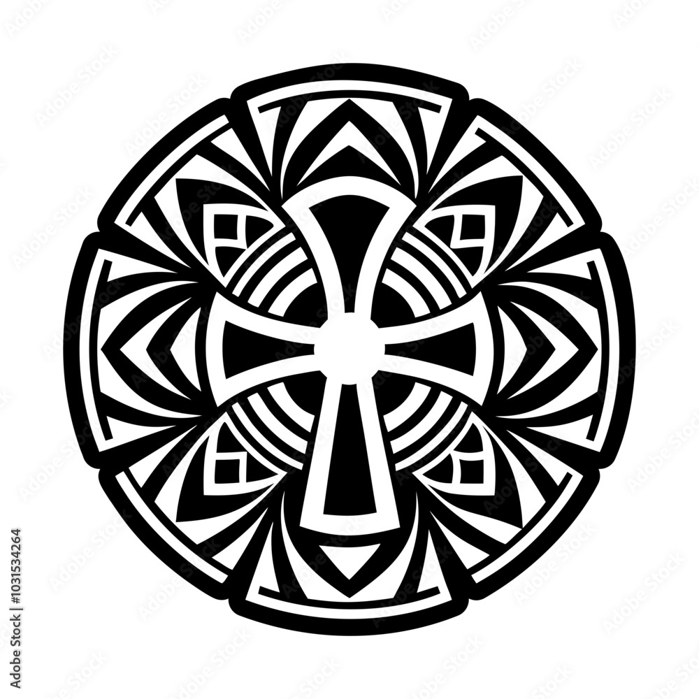 Ankh symbol icon in glyph style Ankh symbol icon in glyph style