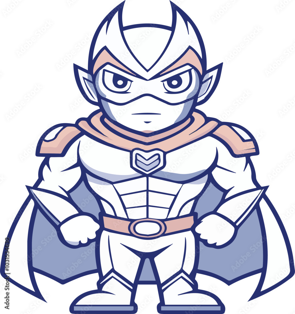 Fototapeta premium super hero gaming character