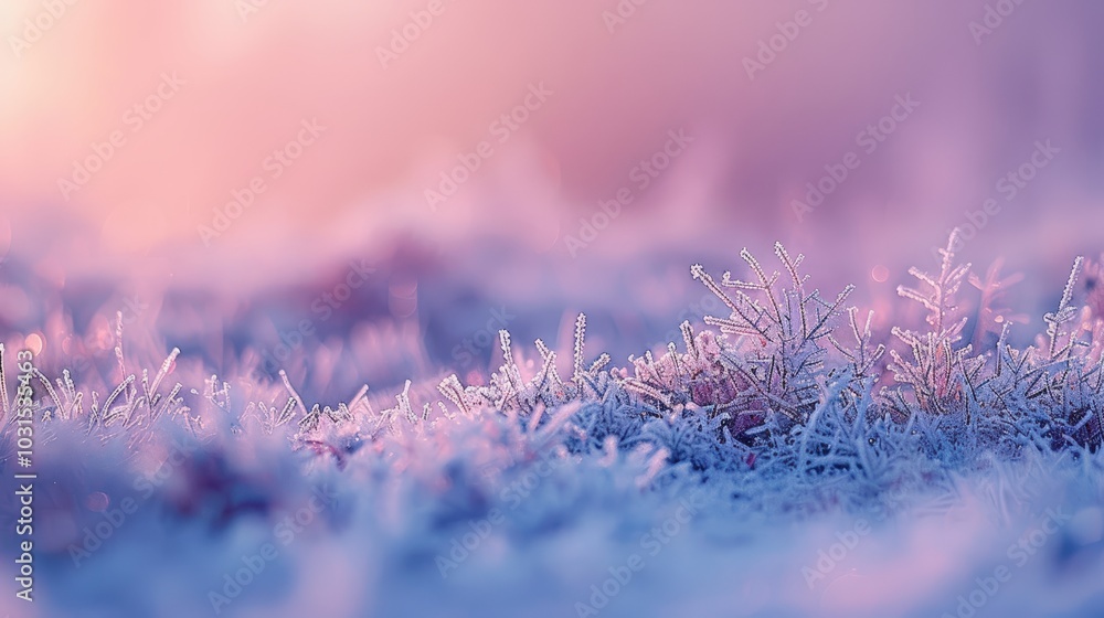 Frosty Morning Vibes with Soft Light and Delicate Ice Frosty Morning Vibes with Soft Light and Delicate Ice