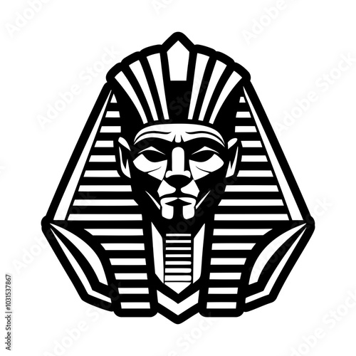 A glyph style con of sphinx face 
