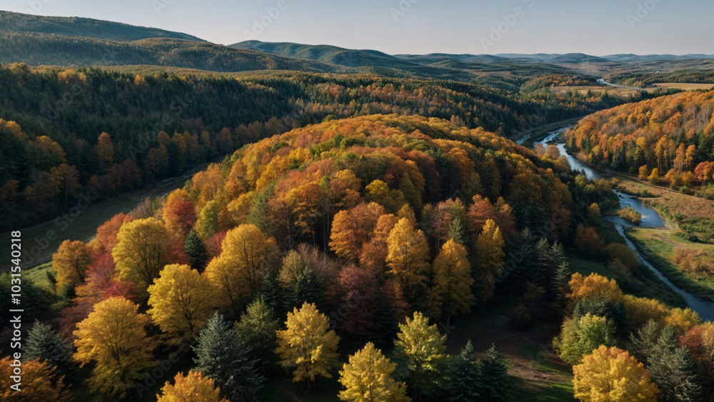 autumn landscape in the mountains autumn landscape in the mountains