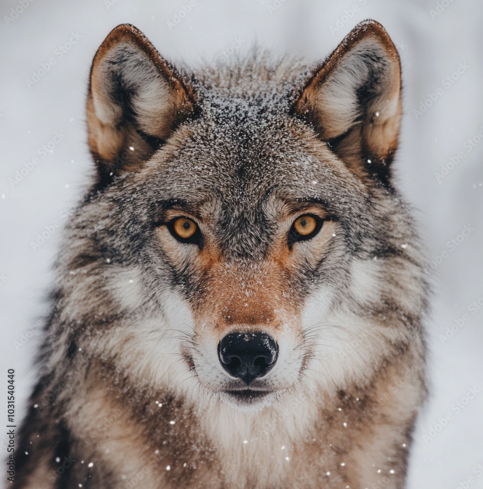 wolf on white background wolf on white background