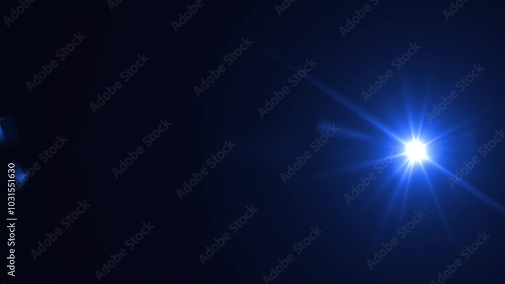 Optical Lens flare effect and shine ray moving Optical Lens flare effect and shine ray moving
