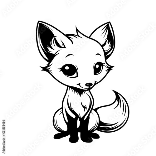 Cute Baby Fox