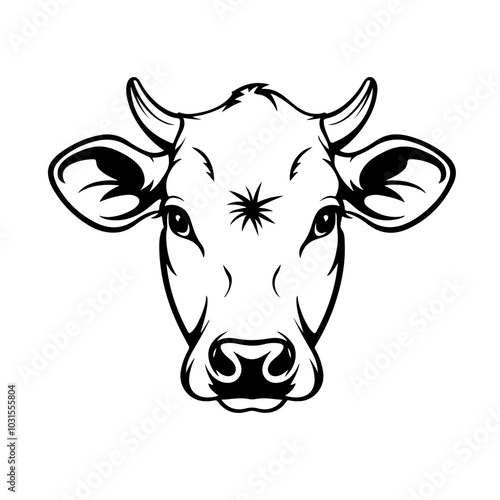 Cute Cow Head