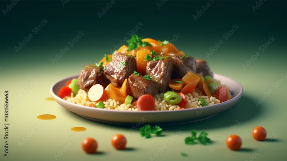Delicious salad with pesto sauce and fork on white tiled table, closeup spicy food with different things generated by AI
Delicious salad with pesto sauce and fork on white tiled table, closeup spicy food with different things generated by AI