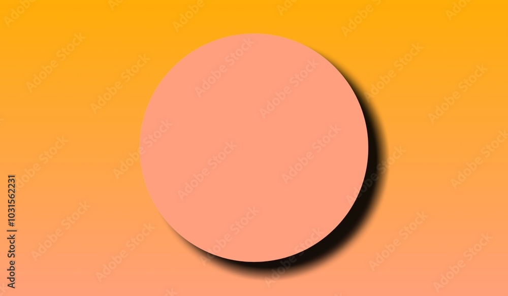 3D pink circular podium top view for product display with yellow gradient background mockup 3D pink circular podium top view for product display with yellow gradient background mockup