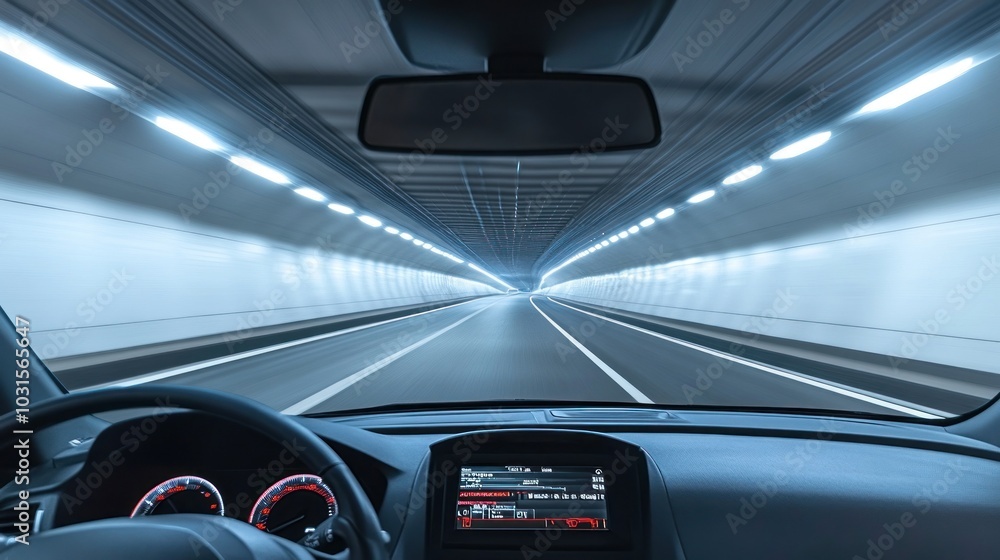 Driving Through Tunnel Driving Through Tunnel