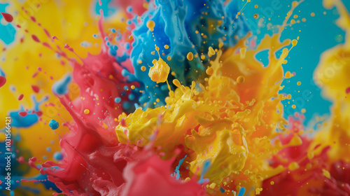 Abstract Art of Colorful Li...