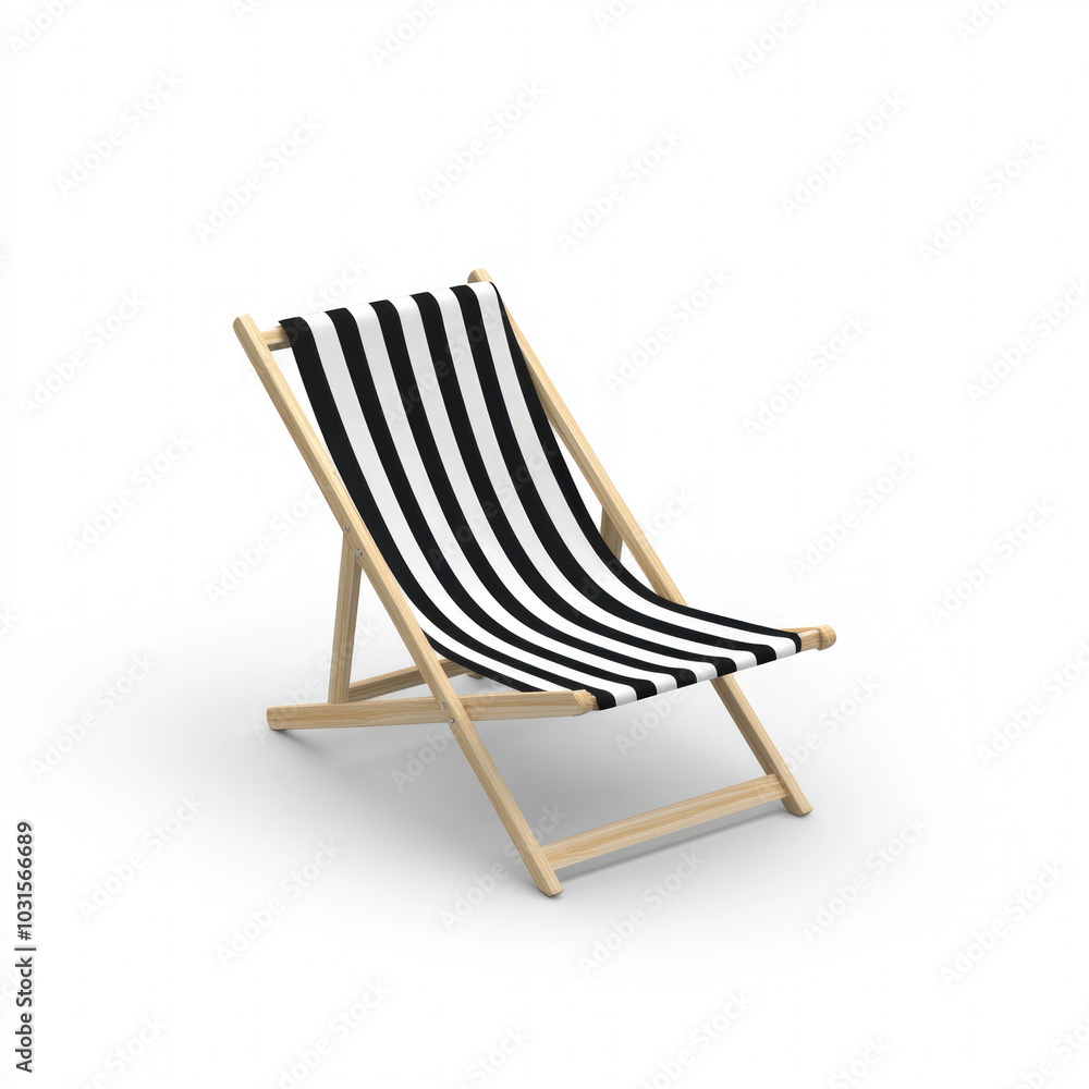 Deck Chair Isolated Deck Chair Isolated