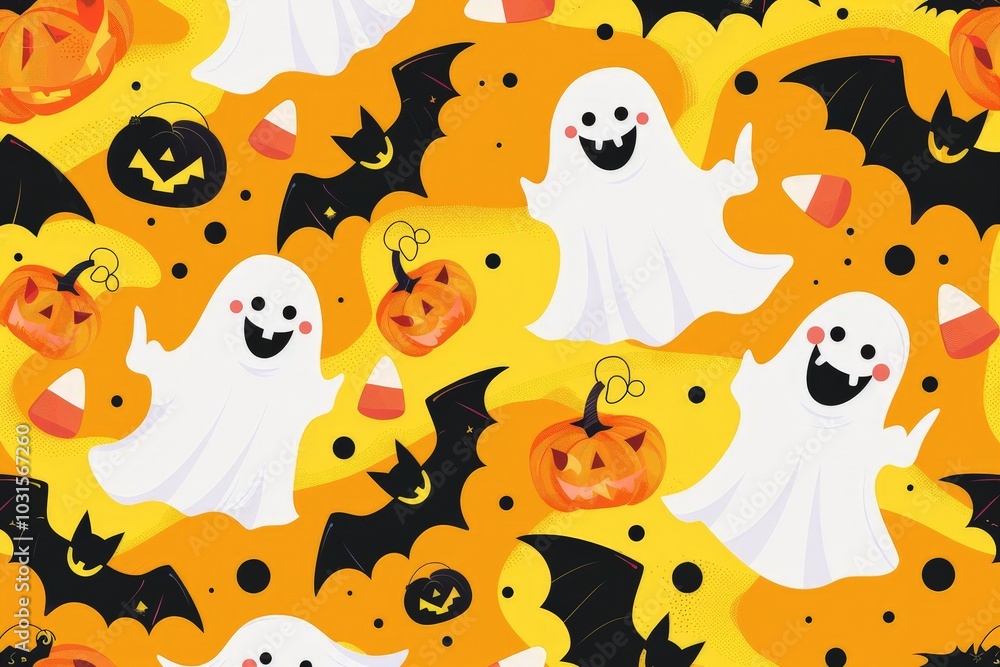 Cute Halloween Pattern Cute Halloween Pattern