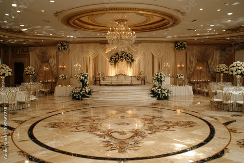 Elegant Ballroom Setting Wi...