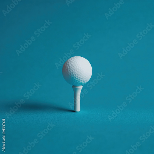Golf Tee Isolated