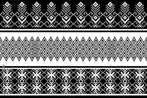 Geometric,seamless pattern, Navajo, traditional ethnic, fabric pattern for textiles, rugs, wallpaper, clothing, sarong, batik, wrapping, embroidery, print, background, cover, illustration, vector. 