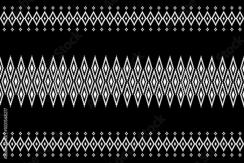 Geometric,seamless pattern, Navajo, traditional ethnic, fabric pattern for textiles, rugs, wallpaper, clothing, sarong, batik, wrapping, embroidery, print, background, cover, illustration, vector. 