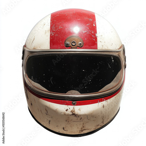 Motor Helmet Isolated