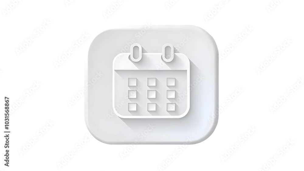 calendar icon isolated on white background calendar icon isolated on white background