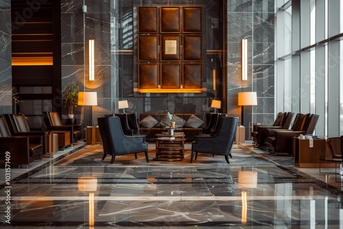 Wallpaper Mural Luxury Hotel Lobby Interior Design Torontodigital.ca