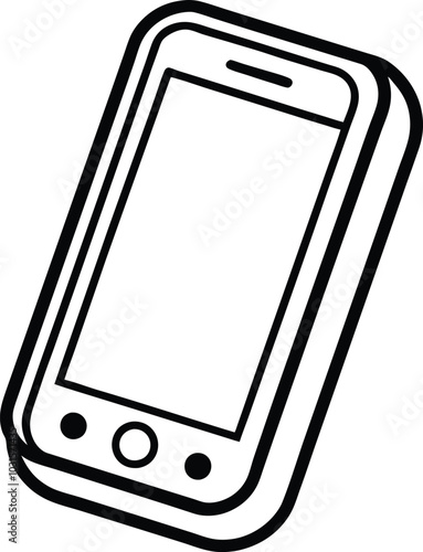 phone with blank screen phone icon 