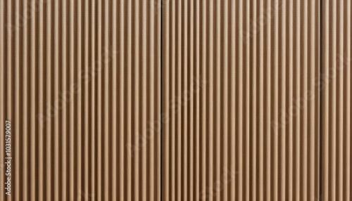 Fluted cabinet texture with vertical grooves, adding depth and elegance.