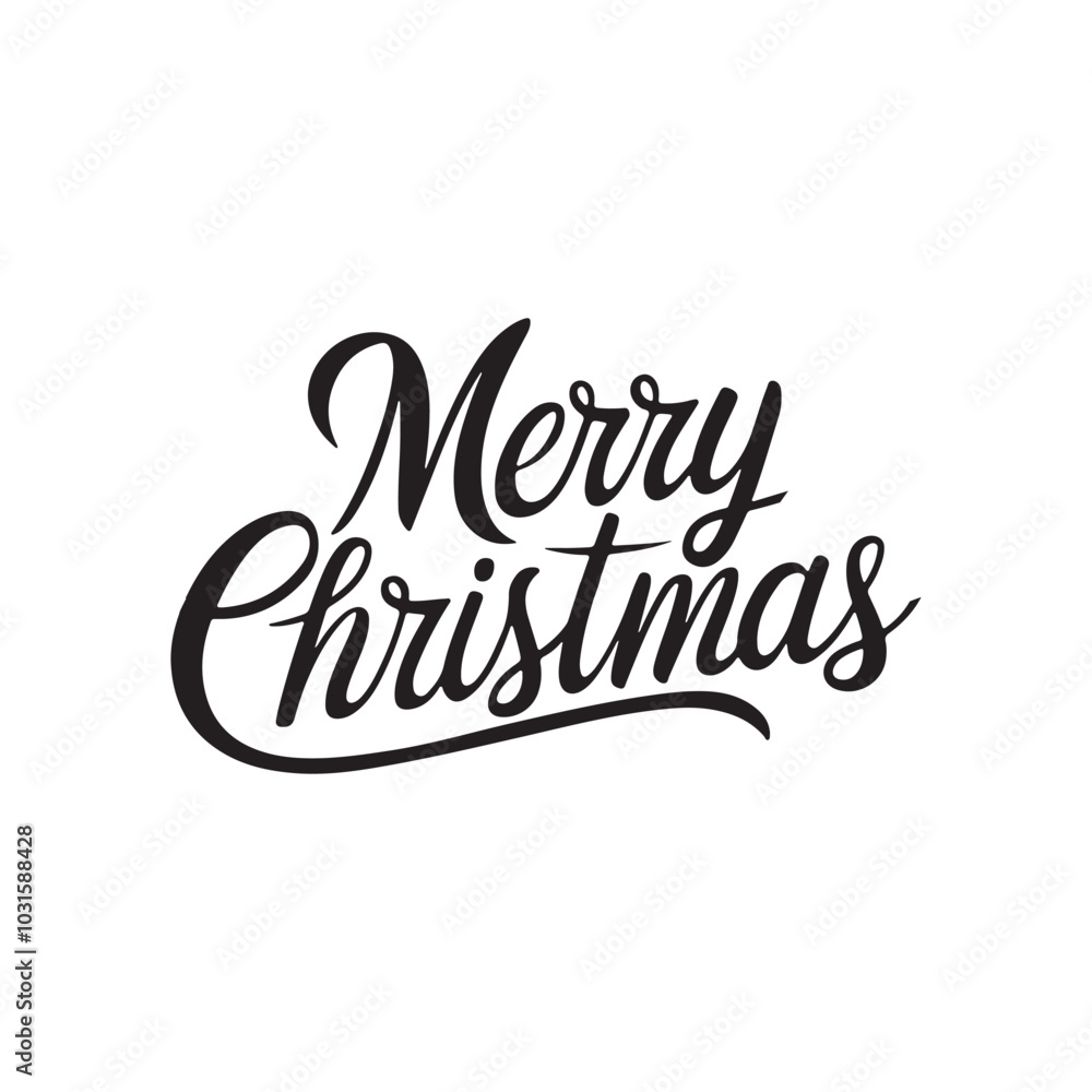 merry Christmas typography vector illustration merry Christmas typography vector illustration