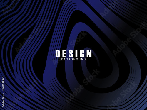 Abstract black modern futuristic banner background. Glowing oval line pattern design. Rotating elliptical line element. Circular movements. Suitable for banners, brochures, covers, flyers, websites, e
