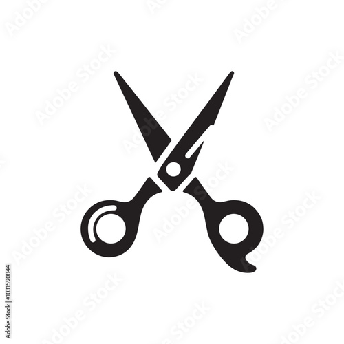 scissor icon vector illustration 