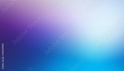 Blue Purple White Gradient Blurred with Grainy Noise Texture Background  for art product design