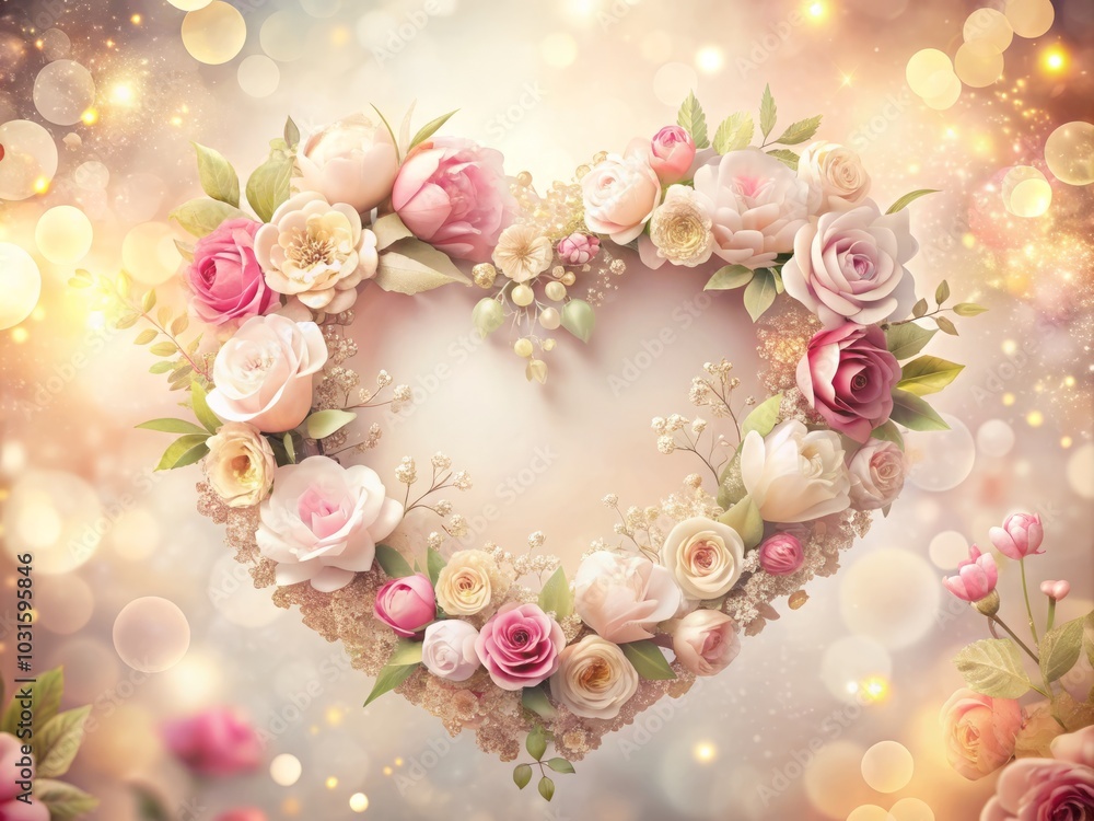 Heart Background for Romantic Celebrations, Valentine's Day, Weddings, Mother's Day, Invitations, Banners, Love Themes, Soft Focus, Elegant Design, Floral Accents Heart Background for Romantic Celebrations, Valentine's Day, Weddings, Mother's Day, Invitations, Banners, Love Themes, Soft Focus, Elegant Design, Floral Accents