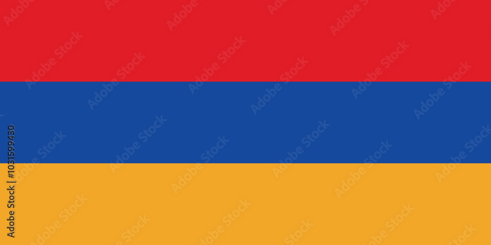 Normal flag of the European country of ARMENIA with original aspect ratio Normal flag of the European country of ARMENIA with original aspect ratio