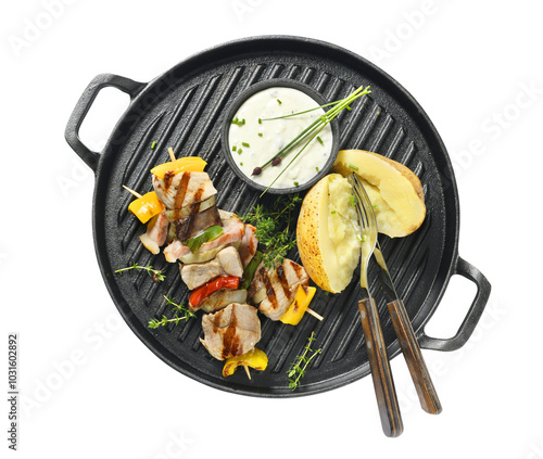 fried chicken with vegetables