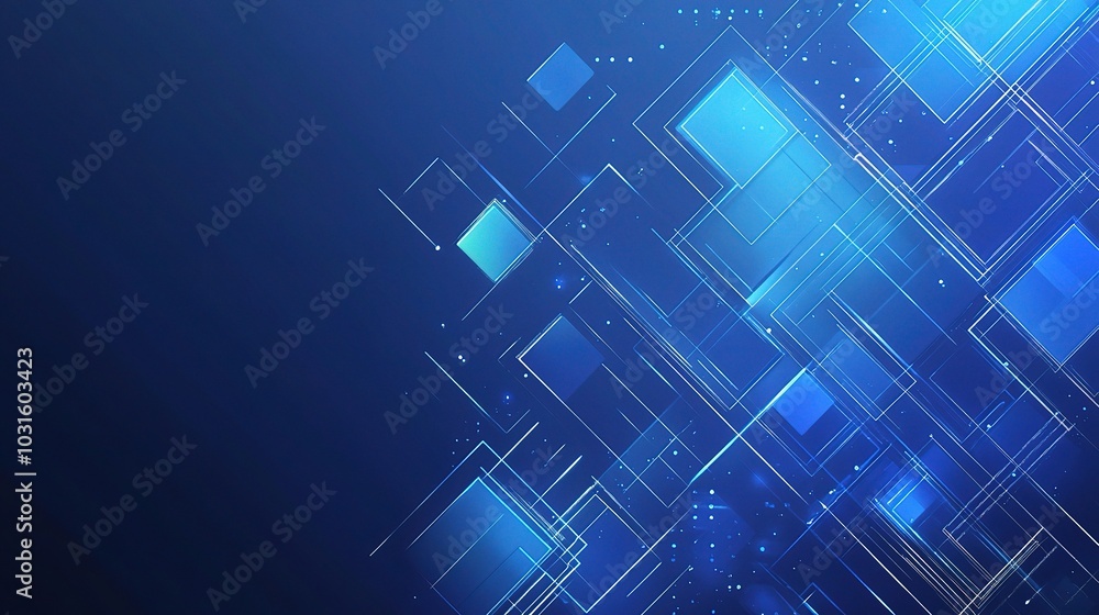 Abstract Blue Geometric Background Design Abstract Blue Geometric Background Design