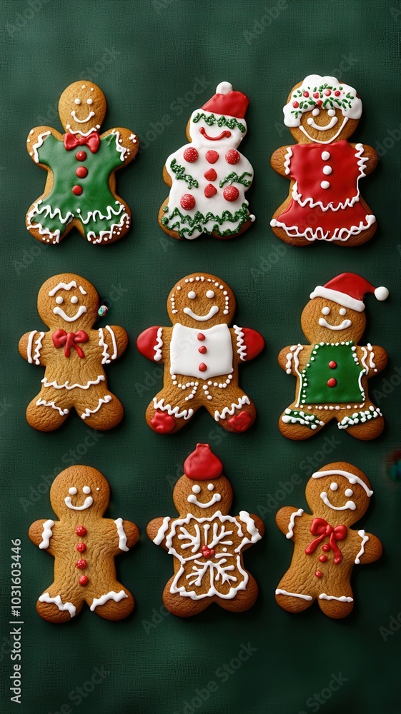 Set watercolor elements with Gingerbread cookies,Cute christmas gingerbread man and girl,New Year,menu,season greeting,xmas,sweet homemade biscuits in the form of different characters,holiday items. Set watercolor elements with Gingerbread cookies,Cute christmas gingerbread man and girl,New Year,menu,season greeting,xmas,sweet homemade biscuits in the form of different characters,holiday items.