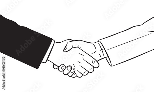 handshake isolated on white. handshake, hand, business, shake, agreement, hands, deal, businessman, etc