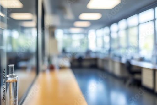 Wallpaper Mural Blurred science lab interior room Torontodigital.ca
