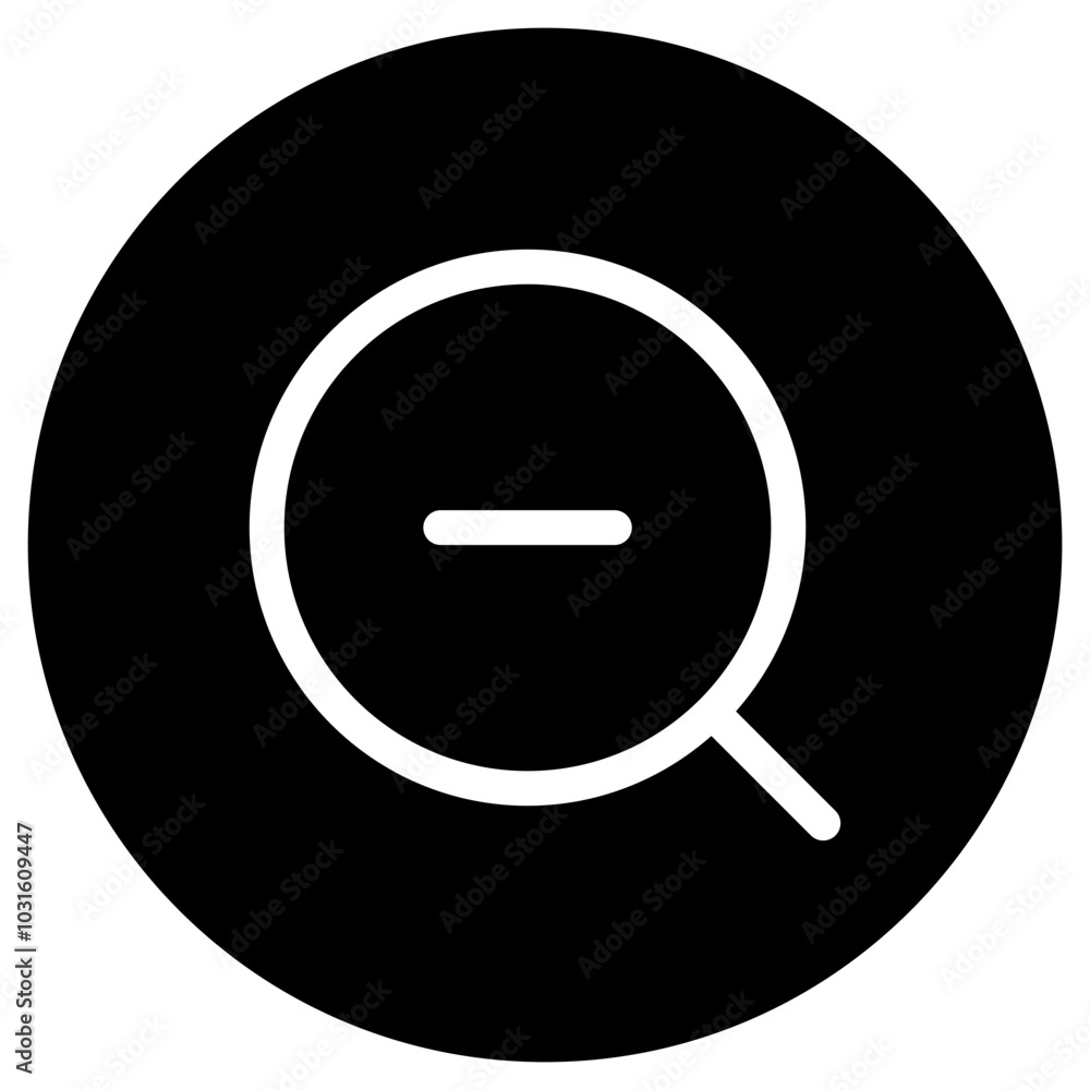 Editable vector zoom out icon. Part of a big icon set family. Perfect for web and app interfaces, presentations, infographics, etc