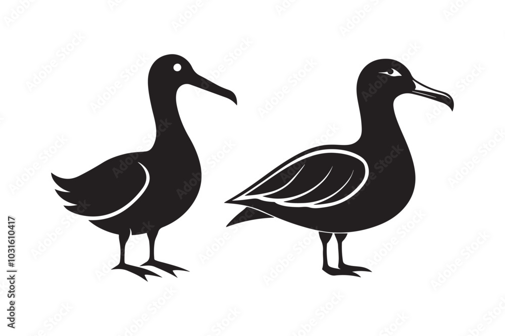 Albatross Silhouette Vector Illustration – Perfect for T-Shirts, Hoodies & Décor Albatross Silhouette Vector Illustration – Perfect for T-Shirts, Hoodies & Décor