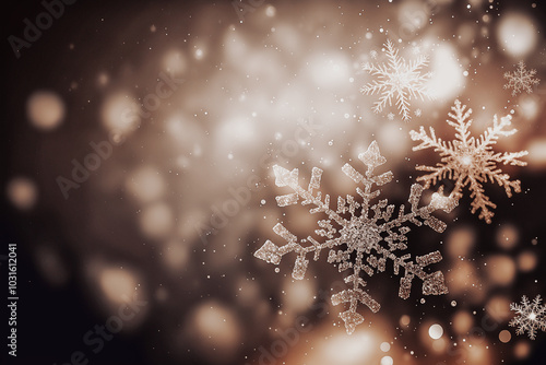 Generative Ai of beautiful Christmas background with glitter.