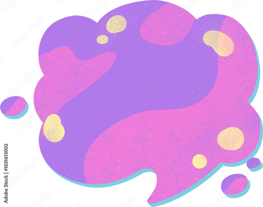 Flash Cloud Sign in pop art style, pink bubble shape, hand drawn digital painting illustration Flash Cloud Sign in pop art style, pink bubble shape, hand drawn digital painting illustration