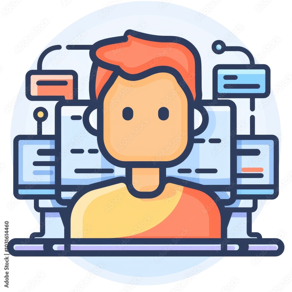 line icon of the information technology business. data and cloud computing in futuristic design. tech industry article or cybersecurity website line icon of the information technology business. data and cloud computing in futuristic design. tech industry article or cybersecurity website