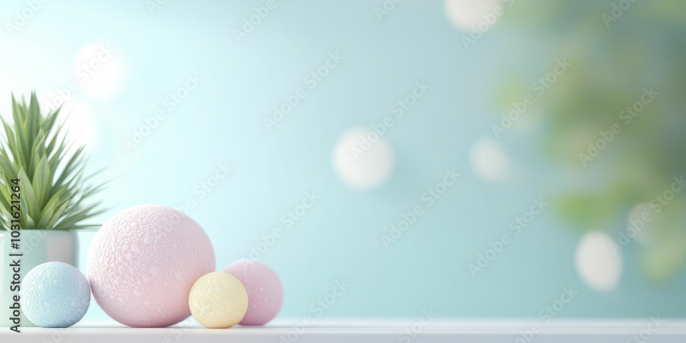 Colorful Easter Eggs Nestled Among Lush Green Plant Leaves, Celebrating Springs Vibrant Renewal and Festive Joy in a Natural Setting Colorful Easter Eggs Nestled Among Lush Green Plant Leaves, Celebrating Springs Vibrant Renewal and Festive Joy in a Natural Setting