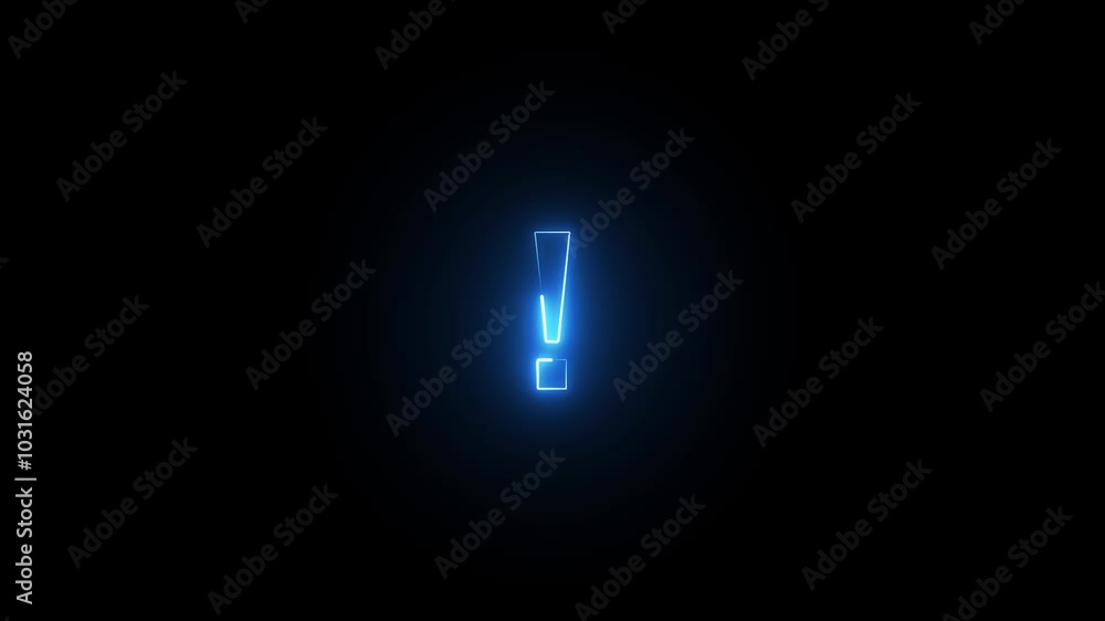 Glowing neon Brake system warning icon isolated. on brick wall background. Glowing neon Brake system warning icon isolated. on brick wall background.