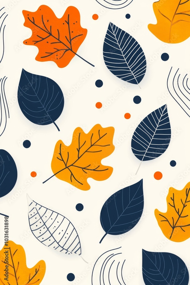Autumn leaves in vibrant colors create a seasonal pattern perfect for fall decor and celebration in a cozy atmosphere Autumn leaves in vibrant colors create a seasonal pattern perfect for fall decor and celebration in a cozy atmosphere