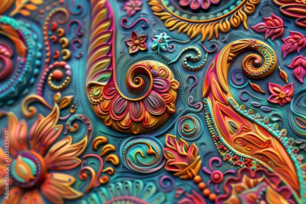 mandala art on background mandala art on background