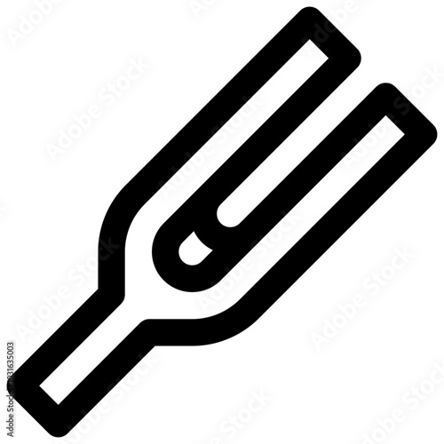 Acoustics. Editable stroke vector icon.