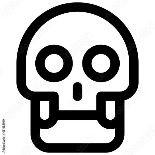 Anthropology. Editable stroke vector icon.